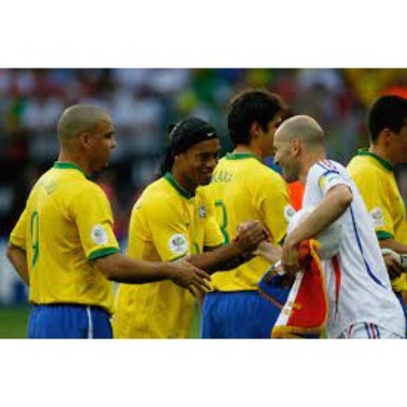 Ronaldinho Brazil 2006 World Cup Home Soccer Jersey Shirt XL SKU# 103889 - Picture 9 of 9